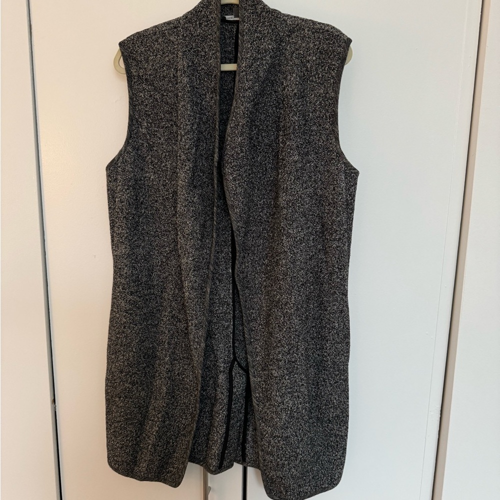 Vince Gray Wool Blend Vest